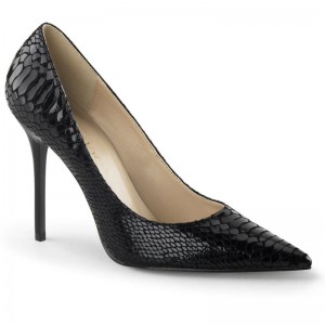 Pleaser Classique-20SP Hakken Dames Zwart | BELGIE BEANBQID