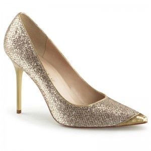 Pleaser Classique-20 Hakken Dames Goud | BELGIE BEEXSFRM