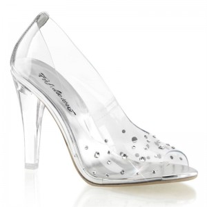 Pleaser Clearly-420 Hakken Dames Clear | BELGIE BEYEPBOJ