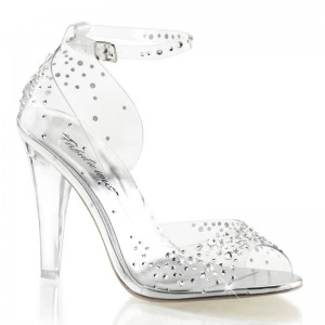Pleaser Clearly-430RS Hakken Dames Clear | BELGIE BEPIFZXD