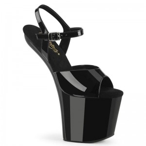 Pleaser Craze-809 Hakken Dames Zwart | BELGIE BEAEHNFV