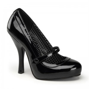 Pleaser Cutiepie-02 Hakken Dames Zwart | BELGIE BEFXLCRH