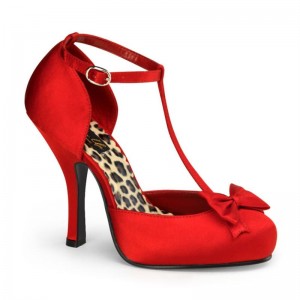 Pleaser Cutiepie-12 Hakken Dames Rood | BELGIE BEMXIDRP