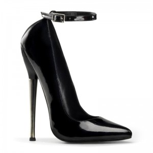 Pleaser Dagger-12 Hakken Dames Zwart | BELGIE BEYIQCXU