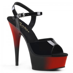 Pleaser Delight-609BR Hakken Dames Zwart | BELGIE BEMXIYOB