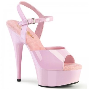 Pleaser Delight-609 Hakken Dames Roze | BELGIE BEULCDGI