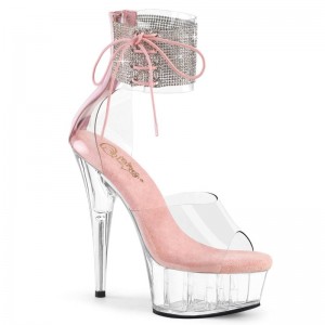 Pleaser Delight-624RS Hakken Dames Roze | BELGIE BEOCHUZE