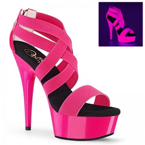 Pleaser Delight-669UV Hakken Dames Roze | BELGIE BEYXHOEF