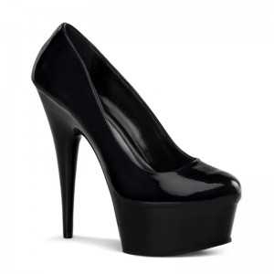 Pleaser Delight-685 Hakken Dames Zwart | BELGIE BEAEDBUJ