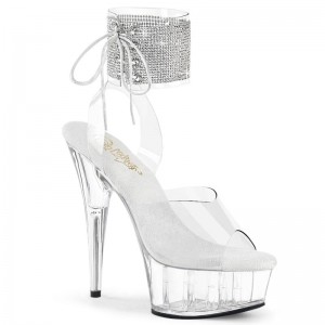 Pleaser Delight-691-2RS Hakken Dames Clear | BELGIE BETZSWNI