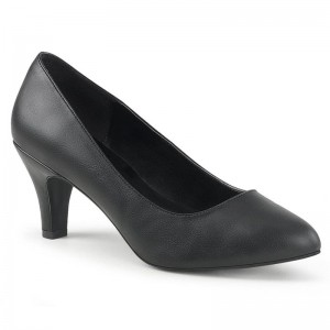 Pleaser Divine-420 Vegan Leather Hakken Dames Zwart | BELGIE BEUHDMVL