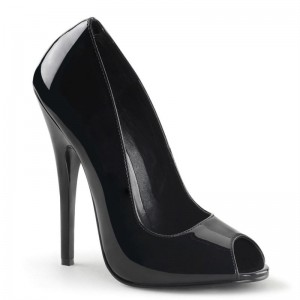 Pleaser Domina-212 Hakken Dames Zwart | BELGIE BERTMUYZ