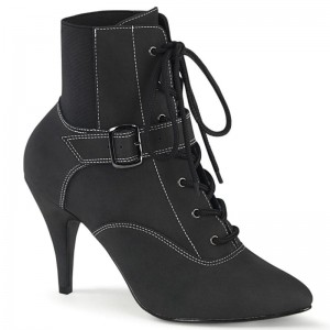 Pleaser Dream-1022 Vegan Leather Laarzen Dames Zwart | BELGIE BEKUQPOR