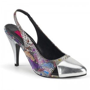 Pleaser Dream-405 Hakken Dames Gekleurd Zilver | BELGIE BEIWNRGF
