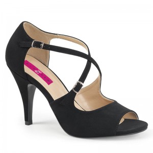 Pleaser Dream-412 Hakken Dames Zwart | BELGIE BESDNWGP