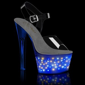 Pleaser Echolite-708 Hakken Dames Wit | BELGIE BEXJMHSU