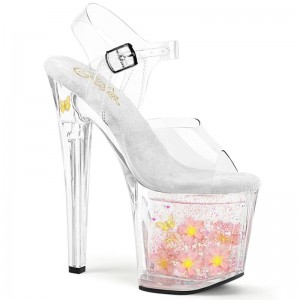 Pleaser Enchant-708AQUA-01 Hakken Dames Roze | BELGIE BEEOPBUK
