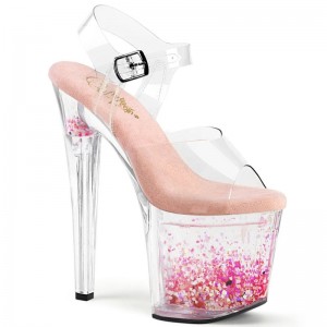 Pleaser Enchant-708AQUA-03 Hakken Dames Roze | BELGIE BEHYZDOP