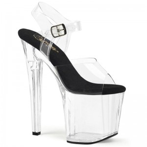 Pleaser Enchant-708 Hakken Dames Zwart | BELGIE BENKMLBP