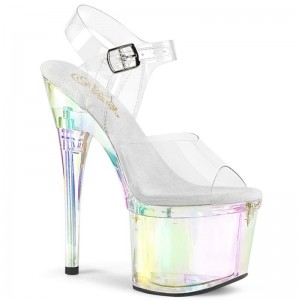 Pleaser Esteem-708RBP Hakken Dames Clear | BELGIE BEHRYIOB