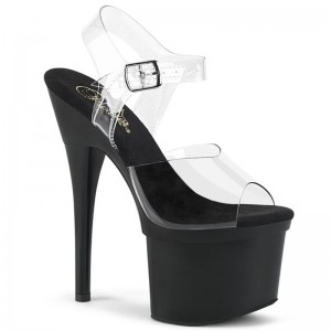 Pleaser Esteem-708 Hakken Dames Zwart | BELGIE BEMUHRYA