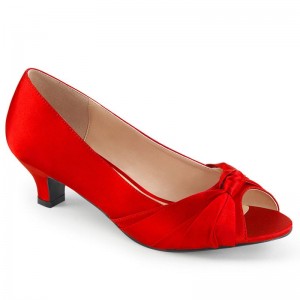 Pleaser Fab-422 Hakken Dames Rood | BELGIE BEHLMKGE