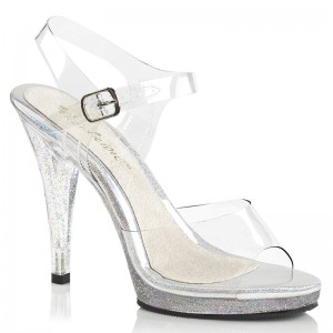 Pleaser Flair-408MG Hakken Dames Clear | BELGIE BEVPCFQA