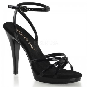 Pleaser Flair-436 Hakken Dames Zwart | BELGIE BEQCDRFI