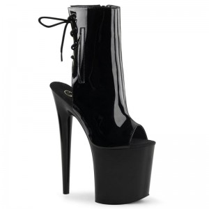 Pleaser Flamingo-1018 Laarzen Dames Zwart | BELGIE BEYIKAXL
