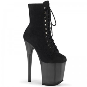 Pleaser Flamingo-1020FST Laarzen Dames Zwart | BELGIE BENRZSJM