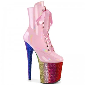 Pleaser Flamingo-1020HG Laarzen Dames Roze Gekleurd | BELGIE BEELSDPM