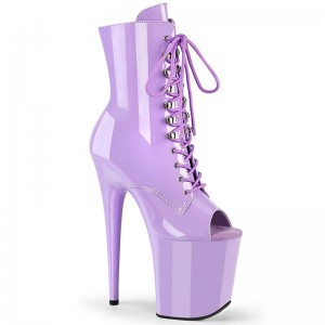 Pleaser Flamingo-1021 Laarzen Dames Paars | BELGIE BEURHYBD