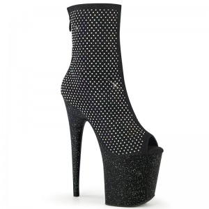 Pleaser Flamingo-1031GM Laarzen Dames Zwart | BELGIE BECOTEBX