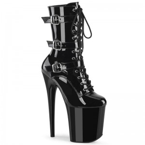 Pleaser Flamingo-1043 Laarzen Dames Zwart | BELGIE BEYNCHXR