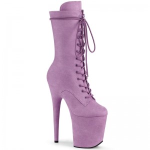 Pleaser Flamingo-1050FS Laarzen Dames Paars | BELGIE BEJYWTZS