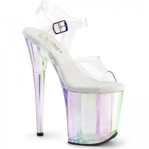 Pleaser Flamingo-808HT Hakken Dames Clear | BELGIE BEJBGLWE