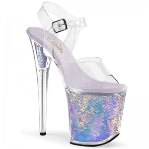 Pleaser Flamingo-808MC Hakken Dames Roze | BELGIE BEBHIOAE