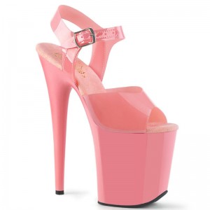 Pleaser Flamingo-808N Hakken Dames Roze | BELGIE BEFMPRHW