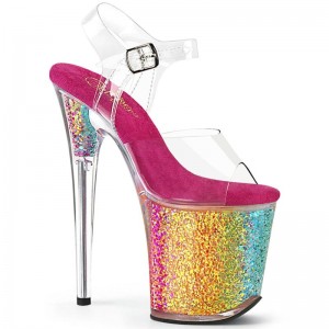 Pleaser Flamingo-808RG-02 Hakken Dames Gekleurd | BELGIE BEGOJRWL