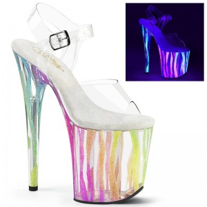 Pleaser Flamingo-808RG-03 Hakken Dames Gekleurd | BELGIE BEAGWYVC