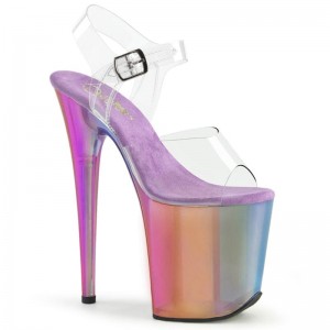 Pleaser Flamingo-808RMT Hakken Dames Gekleurd | BELGIE BETEKQPU