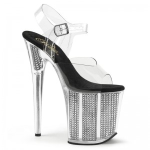 Pleaser Flamingo-808SRS Hakken Dames Zwart | BELGIE BEMDJCEU