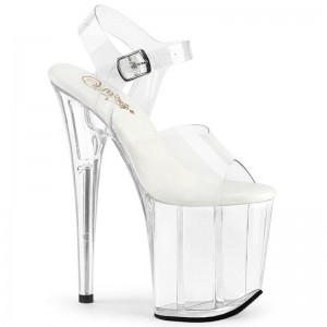 Pleaser Flamingo-808VL Hakken Dames Clear | BELGIE BEMHTPYZ