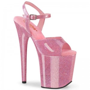 Pleaser Flamingo-809GP Hakken Dames Roze | BELGIE BELEOZXW