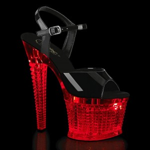Pleaser Flashdance-709SPEC Hakken Dames Zwart | BELGIE BEMOUFRP