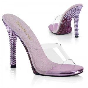 Pleaser Gala-01DMM Badslippers Dames Lavendel | BELGIE BEMRWOBJ