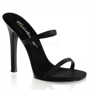 Pleaser Gala-02 Badslippers Dames Zwart | BELGIE BESFBNJE