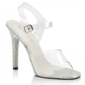 Pleaser Gala-08DM Hakken Dames Zilver | BELGIE BENYHXKQ