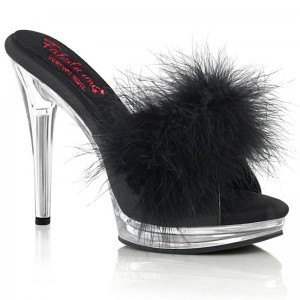Pleaser Glory-501F-8 Badslippers Dames Zwart | BELGIE BELYISZQ