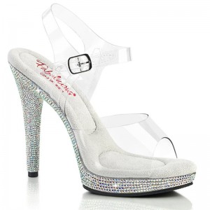 Pleaser Glory-508DM Hakken Dames Zilver | BELGIE BEVSXJIK